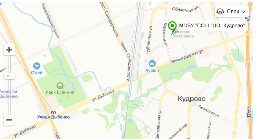 Схема проезда.
